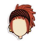 棕红凤梨发型 缩略图