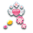 爱心迷情前景 缩略图