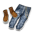 街头修身牛仔下装 缩略图