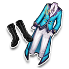 翎羽幽蓝礼服 缩略图