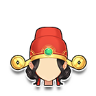 鸿运财神发饰 缩略图