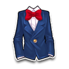 蓝色紧身小西服 缩略图