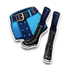 纯蓝女生海军短裙 缩略图