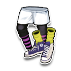 高筒黑紫下装 缩略图