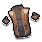 棕色夹克衫上装 缩略图