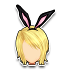 黝黑兔耳朵发饰 缩略图