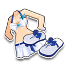 温婉蓝丝带沙滩装 缩略图