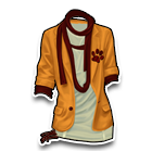 橙色风暴男上装 缩略图