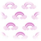 粉红桥背景 缩略图