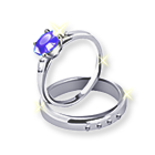 宝石银戒背景 缩略图