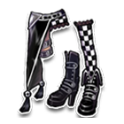 黑白双子格子短裙 缩略图