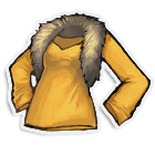 黄色毛领线衫 缩略图