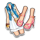 情迷古蓝套裙 缩略图