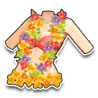 夏威夷风情红色花环装 缩略图