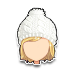 温馨白色棉帽 缩略图