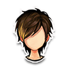 深棕色凌乱发型 缩略图