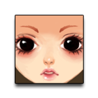 俏丽迷人脸 缩略图