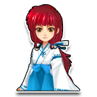 桔梗蓝色和服套装 缩略图