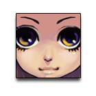 可爱丫头脸 缩略图