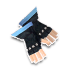 蓝边黑绒布手套 缩略图