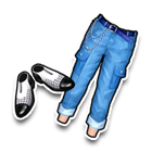 蓝年陌情下装 缩略图