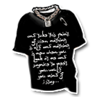 黑色字母T恤 缩略图