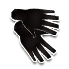 黑色银饰手套 缩略图