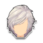 蓝色深情男发饰 缩略图