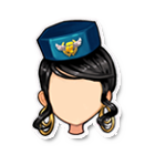 空乘发饰 缩略图