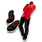 喜庆中国红唐装服饰 缩略图