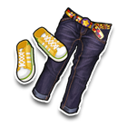 浅蓝v字气质下装 缩略图