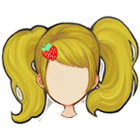 俏皮羊角辫 缩略图