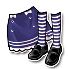 蓝色休闲短裙 缩略图