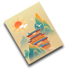 落鹜秋色背景 缩略图