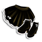 黑色百摺裙 缩略图