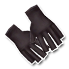 雪纺丝质黑手套 缩略图