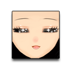 眯眼可人脸 缩略图