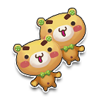 可爱熊尾挂 缩略图