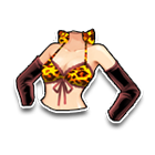 狂野皮草比基尼上装 缩略图