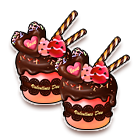 巧克力蛋糕尾挂 缩略图