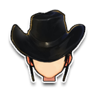 西部警长发饰 缩略图