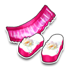 粉桃爱心比基尼下装 缩略图