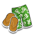 花嚓嚓沙滩短裤 缩略图