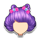 奇异紫芯发饰 缩略图