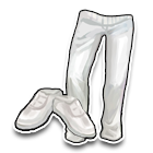 优雅纯白西裤 缩略图