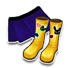 暗蓝背带裤 缩略图