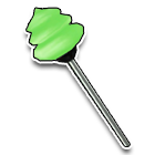 绿色便便手杖 缩略图