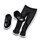 黑白修身西装下装 缩略图