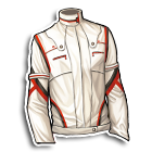 新款白色赛车服上装 缩略图