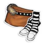 卡其色迷你裙 缩略图